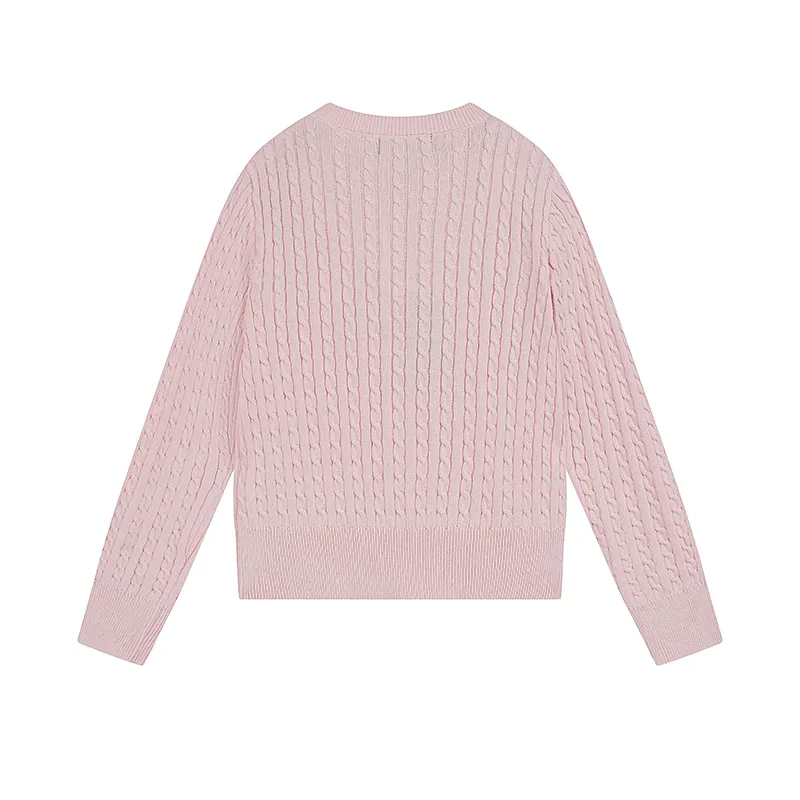 Style number: 2501 P200 Polo Ralph Lauren sweater Pony embroidered cable style single-breasted long-sleeved knit Color: White Pink Black Navy Gray Size: S (90-100) m (110-120) L (130-140) xL (150-160)